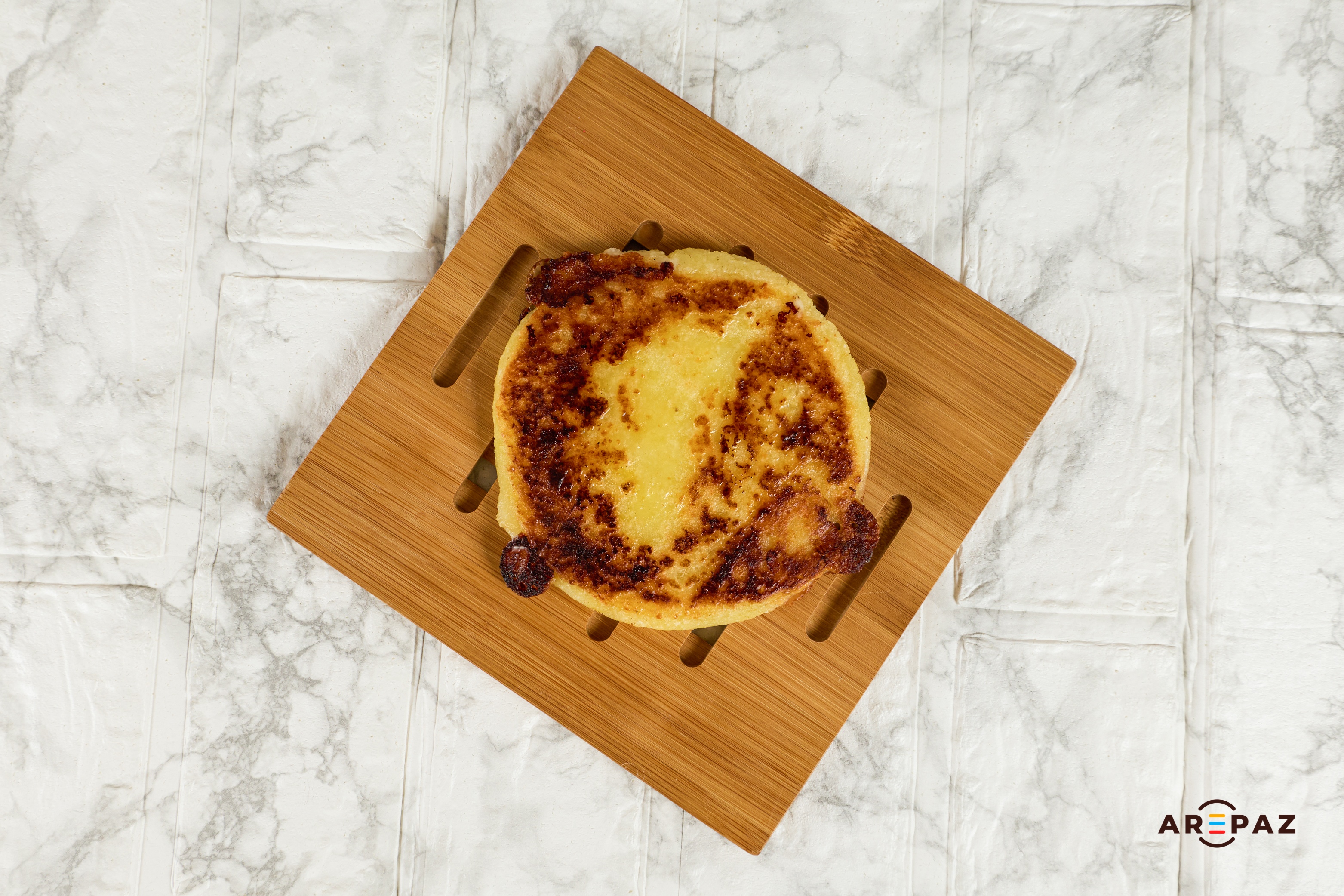 Classic corn arepa